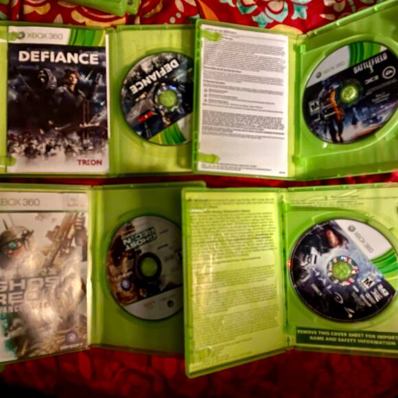 Xbox360 Lot - Defiance, Halo 4 l, Ghost Recon Advanced Warfighter, Battlefield 3 - Picture 2 of 6